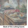 thumbnail image 5 of Cookies with Santa Claus Father Christmas Glass Cutting Board Large 12 in x 15 in, 5 of 5