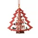 thumbnail image 3 of Colgantes para árboles de Navidad huecos de madera 3D copos de nieve campanas manualidades regalo para niños para decoración de fiestas 8 Piezas kenally HA008739-00, 3 of 6