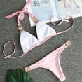 thumbnail image 5 of Cheers US Bikini Set Rhinestone Halter Swim Bra and Thong Swimsuit Swimwear Y2k Clothes, 5 of 7