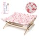 thumbnail image 1 of Soporte De Madera Para Mascotas Cuna Soporte De Madera Desmontable Tela Cómoda Cama Para Mascotas Vogacara PT001366-03, 1 of 7