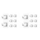 thumbnail image 1 of 16 Piezas Soportes de Barra de Cortina Sin Taladro de Soporte de Barra de Cortina de Barra de Cortina Sin Clavos Perchas de Cortina para El Hogar, 1 of 7