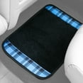 thumbnail image 5 of FH Group Tartan11 Plaid Trim Universal Floor Mats Fit For Car Truck SUV Van – Blue Full Set, 5 of 5