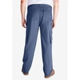 thumbnail image 3 of Boulder Creek By Kingsize Men's Big & Tall  Side-Elastic Stacked Cargo Pocket Pants, 3 of 4