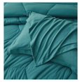 thumbnail image 6 of saney Teal Comforter Set Size 2-Piece Fluffy Soft Lightweight Bedding Honeycomb Geometric Quilted Stone-Washed Microfiber Comforter Set for All Season, 6 of 8
