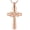 Rose Gold, variant on Religious Cross Urn Necklace for Ashes - Rose Flower Ashes Memorial Pendant Cremation Jewelry for Human / Pet Ashes Keepsake Gift for Loss of Loved One