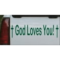 thumbnail image 1 of God Loves You Decal Car or Truck Window Decal Sticker, 1 of 1