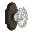 thumbnail image 6 of Nostalgic Warehouse Cotcha_Prv_234_Nk Vintage Chateau Fluted Crystal Privacy Door Knob Set, 6 of 7
