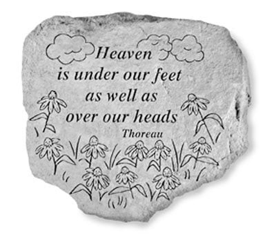 Kay Berry- Inc. 63020 Heaven Is Under Our Feet Garden Accent 11 Inches x 10 Inches By Kay... by