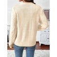 thumbnail image 5 of Women Heart Sweater Crew Neck Casual Long Sleeve Loose Fit Love Print Ribbed Knit Sweaters Pullover Top Color L, 5 of 9