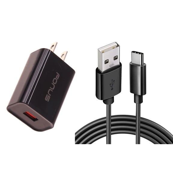 18W Fast Home Charger Compatible With Motorola Moto G 5G (2022,2023,2024,2025,2026) - 6ft Long USB-C Cable Type-C Cord USB Wall Adapter Power Wire