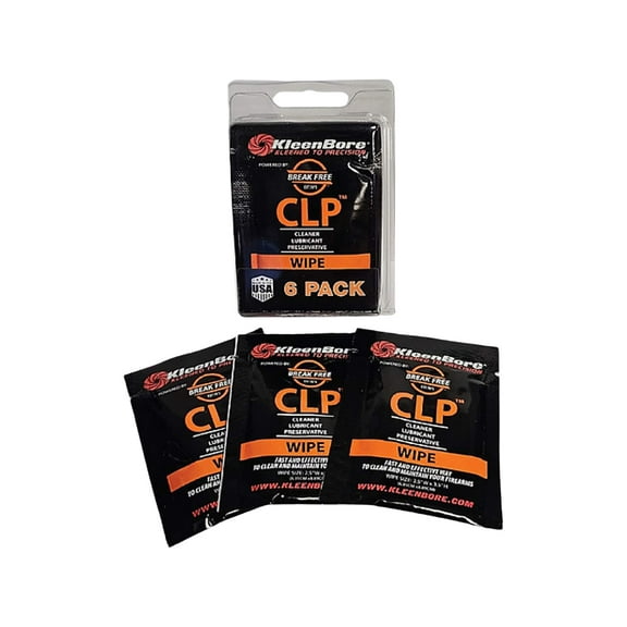 KleenBore Break Free CLP Wipe - 6 Pack