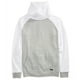 thumbnail image 2 of Univibe Hombres Raglan Funnel Neck Sudadera, Blanco, XX-Large Univibe Camisa de entrenamiento, 2 of 2