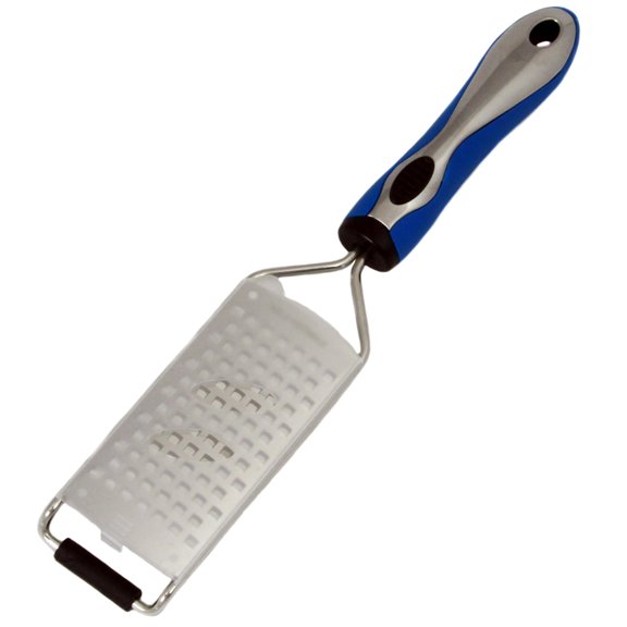 Chef Craft Handheld Soft Grip Medium Grater, 11.5 inch, Blue