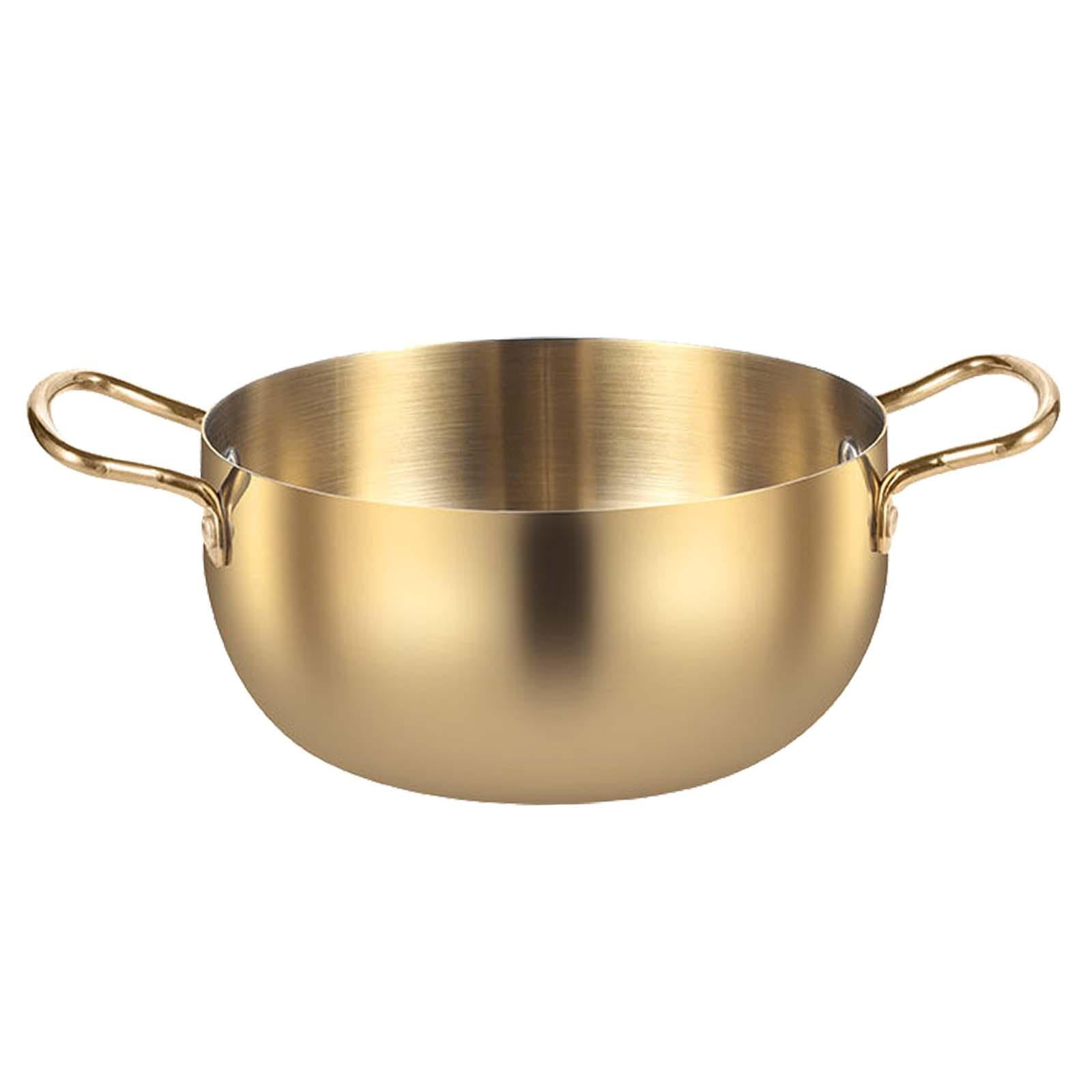 Fiocias Instant Noodle Pot, Korean Noodle Pot, Versatile Quick Heating with Handle Korea 18cm