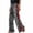 Black, variant on Womens Leopard Print Wide Leg Pants Side Red Stripe Loose Fit High Waisted Track Pants with Drawstring Casual Streetwear Trousers for Fall Brown,S