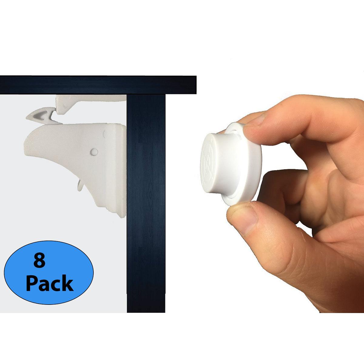 Child Proofing Locks, Set of 8 Locks and 2 Keys, Child