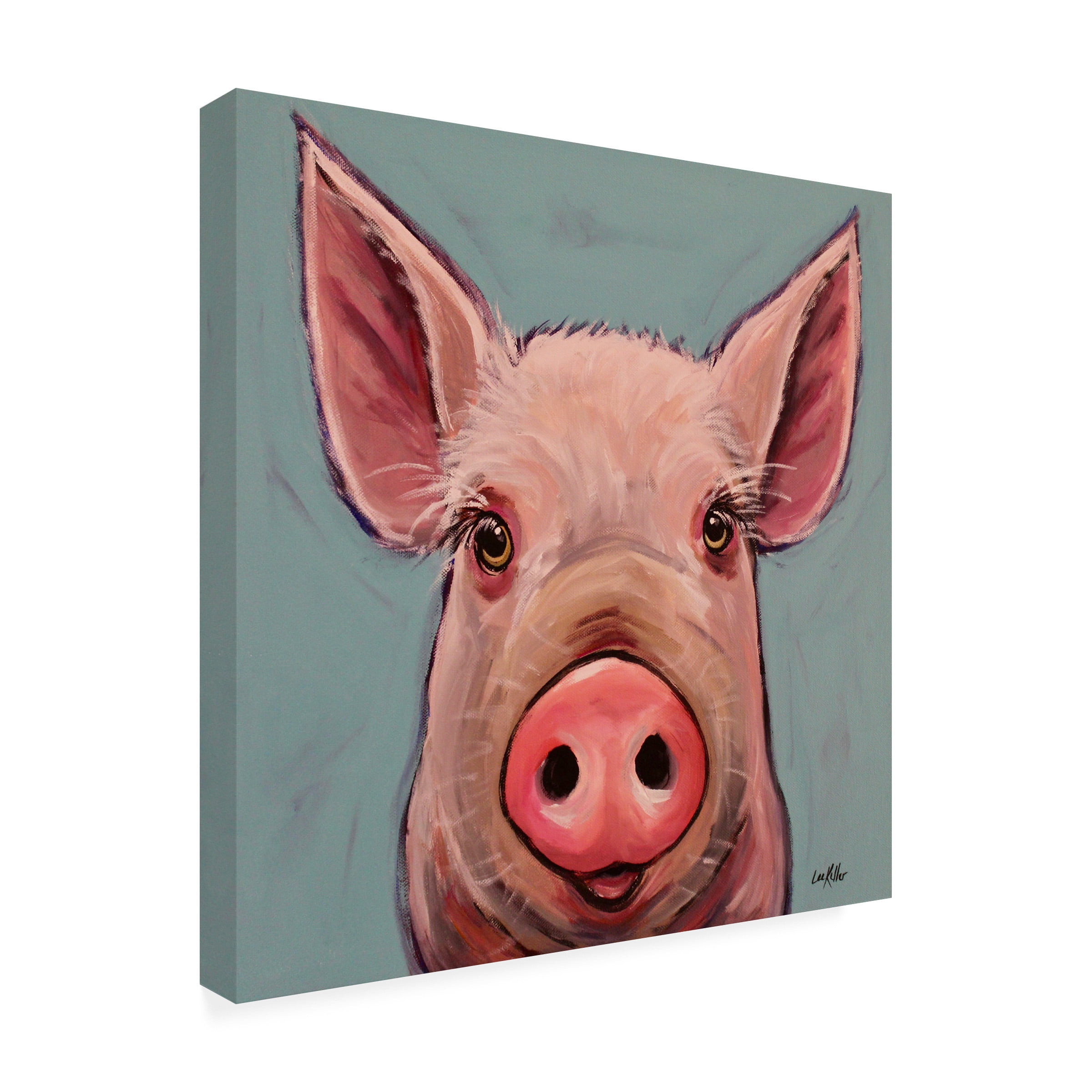 Hippie Hound Studios 'Pig Reuben' Canvas Art