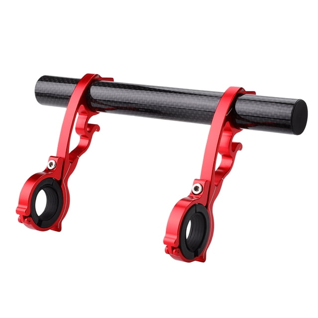 Bienvenido Bike Ciclismo Manillar Extensor Extensión Soporte Soporte para Lámpara GPS/Unidades/Faros (Rojo)