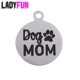 thumbnail image 2 of DOG MOM Stainless Steel Charms-Dog Lover Mother's Day Gifts Charm For Mother Mom Jewelry Making Gao Jinjia LED, 2 of 2