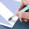 thumbnail image 5 of Thermal Eraser Pen with Replaceable Ink Cartridges, Gradient Metal Fountain Pen for Writing and Calligraphy, Fine 0.38mm Nib, Purple, 5 of 6