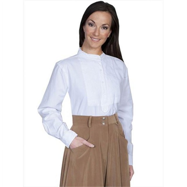 Scully RW577-WHT-XL Chemise Rangewear Mollie pour Femmes - Blanc, Extra Grand