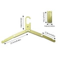 thumbnail image 3 of Foldable Travel Hangers, Portable Lightweight Aluminium-Alloy Hanger for Camping Traveling Outdoors, 3 of 9