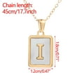 thumbnail image 3 of Zpanxa Necklaces for Women, Gifts for Women Stainless Steel Letter Necklace Female Gold Titanium 26 English Pendant Necklace I I, 3 of 4