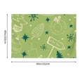 thumbnail image 5 of Happy New Year Pattern Tapestry, Green Wall Decor Home Decor Bedroom Living Room Dorm Tapestry Room Wall Hanging, 60 x 40 inches, 5 of 7