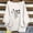White, variant on Fengqque Women Dandelion Print Top Boat Neck 3/4 Sleeve Oversized Loose Irregular High Low Hem Blouse White XL