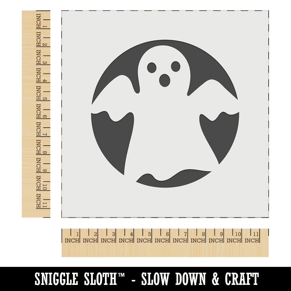 Halloween Ghost Stencil Reusable Custom Hunted Spooky Ghost Stencil 