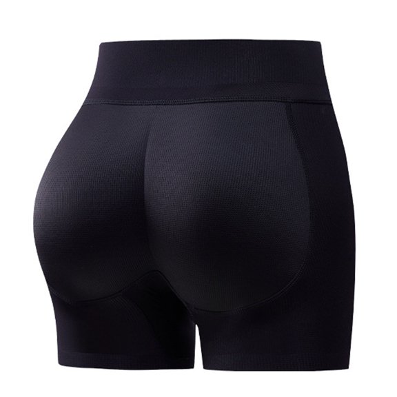 yunLCZ Women's Cotton Underwear High Waist Body Sculpting Buttocks Artifact Hip Lifting Pants Peach Hip Buttocks Buttock Pad Underwear Wasit Hipster Brief Panties for Ladies