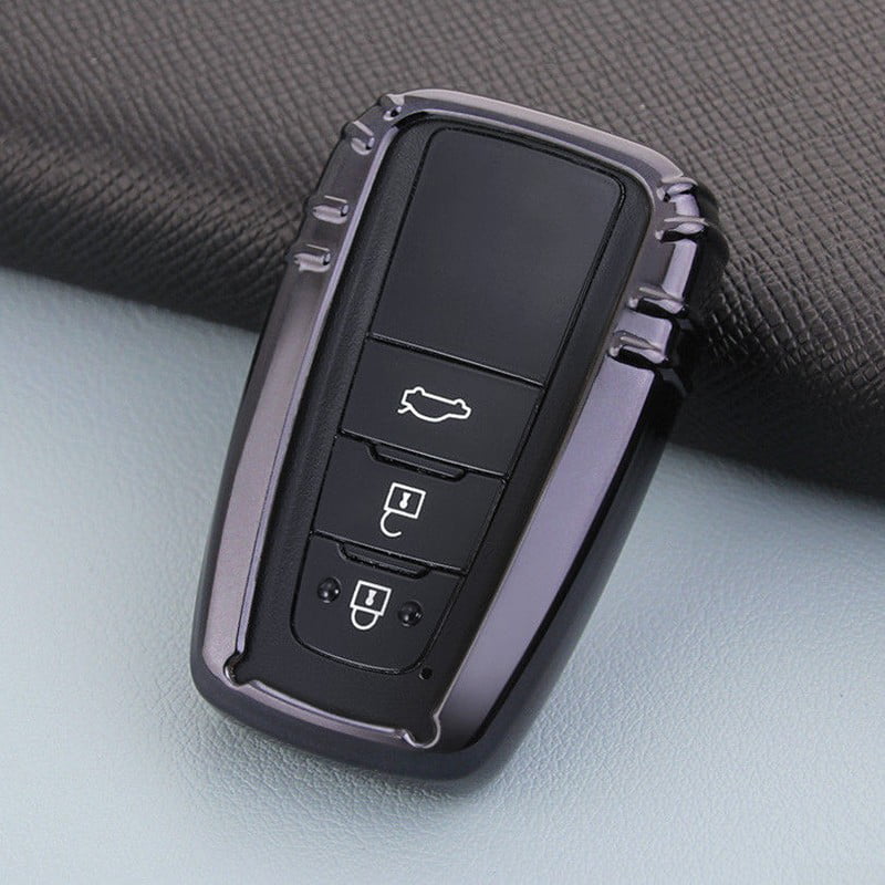 Car Key Case Cover Protective Housing For Toyota Camry Hybrid Deep Blue 