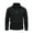 Black, variant on oqasdz Mens Sweatshirt Standing Collar Half Zip Long Sleeve Solid Color Thickend Slim Loose Work Outwear Pullover