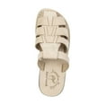 thumbnail image 3 of Michael Slide - Leather Pacific Slide Sandal | White Nubuck, 3 of 8
