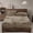 Cream Apricot, variant on Milk Velvet Flannel Fitted Sheet Set, Double Sided Deep Pocket 12-16 Inch Bottom Sheet with 2 Pillowcases, Suitable for All Seasons