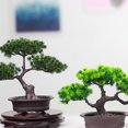 thumbnail image 4 of Monstrate Árbol de simulación verde para interiores y exteriores, planta en maceta para el hogar con flores y plantas naturales de imitación, Decoración del hogar Color primario, 4 of 6