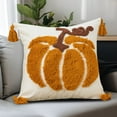 thumbnail image 5 of LuxeLiving Embroidered Pumpkin Cushion Cover, Canvas Material, Home Decor, Living Room Sofa Use, Unique Style, Easy Care, Festive Gift, 5 of 9