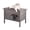 gray,coffee, variant on Outdoor Cat House Weatherproof, Feral Cat Shelter for Multiple Cats, Outdoor Wooden Cat Rabbit House with a Window, Open Roof and PVC Door Flaps