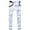 White, variant on cllios Deals Men's Skinny Ripped Jeans Slim Fit Distressed Stretch Denim Pants