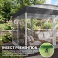 thumbnail image 6 of SANOPY 10 x 20 ft Pop up Gazebo with Ventilated Double Roof and Mosquito Net, Outdoor Patio Shelter Canopy for Patios, Backyard, Garden and Beach, Gray, 6 of 6