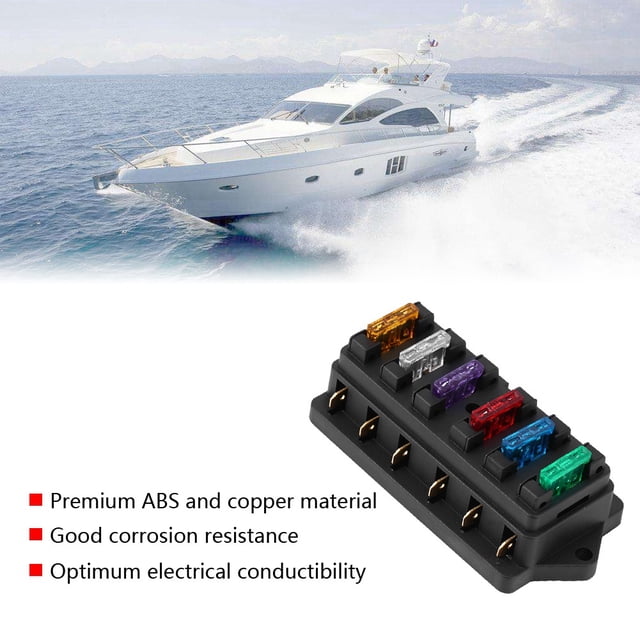 Circuito de 6 vías para coche barco soporte de bloque de cuchilla automático 24V CC 12V ANGGREK Otros