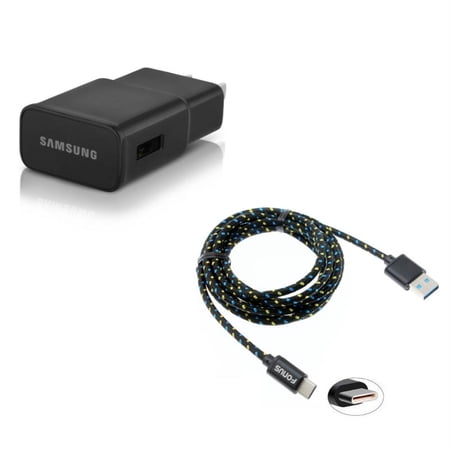USB Adaptive Fast OEM Home Charger w Power Cord Type-C 6ft USB Cable P1P for Samsung Galaxy Tab Active Pro S6 10.5 S5e 10.5 S4 10.5 Note 10 Plus A 10.1 (2019) Fold A20 A10e - Sony Xperia 5 price history on PriceWatchPro