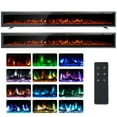 thumbnail image 6 of MELLCOM 100" x 17" Wall Mounted 5120 BTU Electric Indoor Fireplace, 6 of 8
