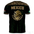 thumbnail image 3 of Mens Soccer Shirt Mexico Raglan Tops Short Sleeve Women T Shirt National Flag Shirts Name T Shirt Fan Casual Tops TeeL, 3 of 3