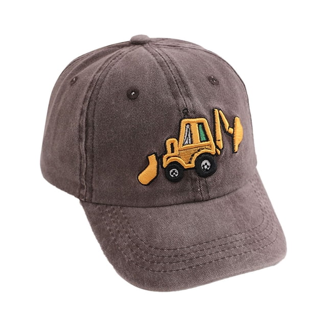 Cartoon Car Trucker Baseball Cap for Boys and Girls Summer Sun Protective Kids Hat