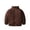 P227 Coffee, variant on Tfken Girls Coat Fall Winter Lightweight Zip Up Coats With Pockets Casual Loose Warm Child Comfy Clothes Outwear Size 3-4 Years Black
