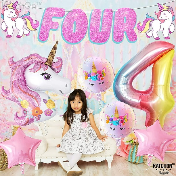 6 Ballons Happy Birthday Licorne Féerique pour l'anniversaire de votre  enfant - Annikids