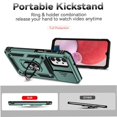 thumbnail image 4 of Estuche GANGXUN para Samsung Galaxy A13 4G, soporte giratorio 360°, estilo mecánico y magnético, 4 of 5
