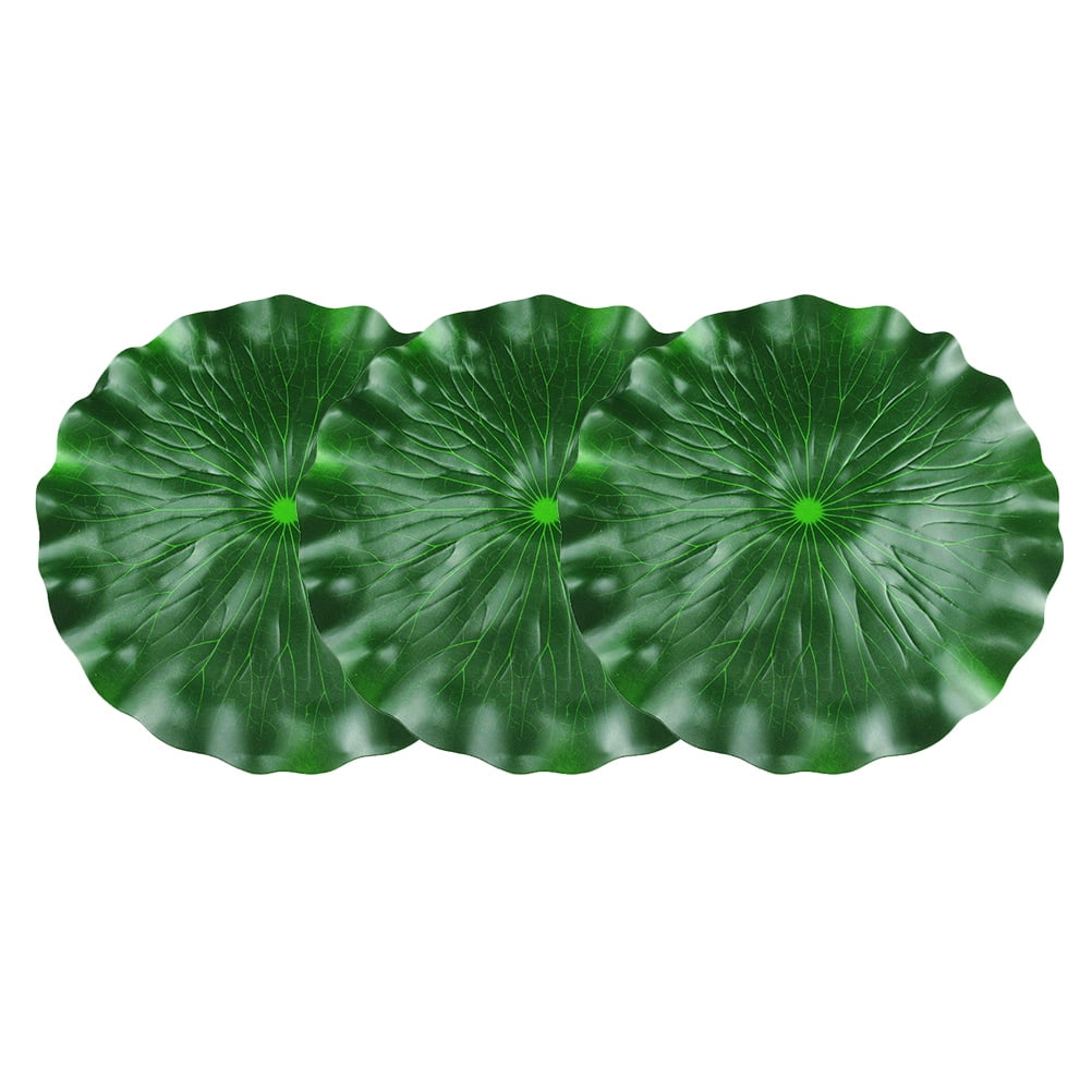 Lotus Leaves Lily Floating Pads Artificial Pond Leaf Water Aquarium