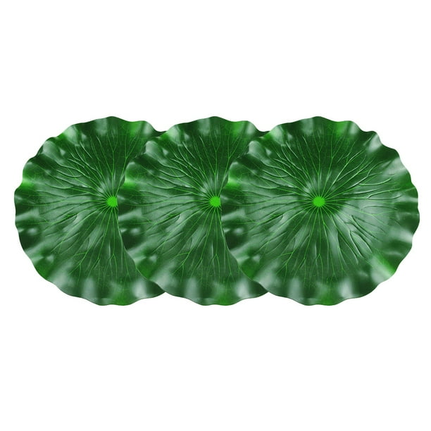 Lotus Leaves Lily Floating Pads Artificial Pond Leaf Water Aquarium